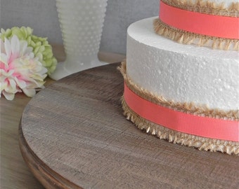 18 Cake Stand Cupcake Round Rustic Country Wooden Wedding Decor E 18 Cake Stand Cupcake Round Rustic Country Wooden Wedding Decor E