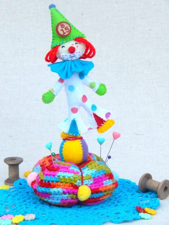 Funny Clown Pin Cushion