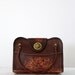 RESERVE vintage 60s leather handbag / embossed leather purse