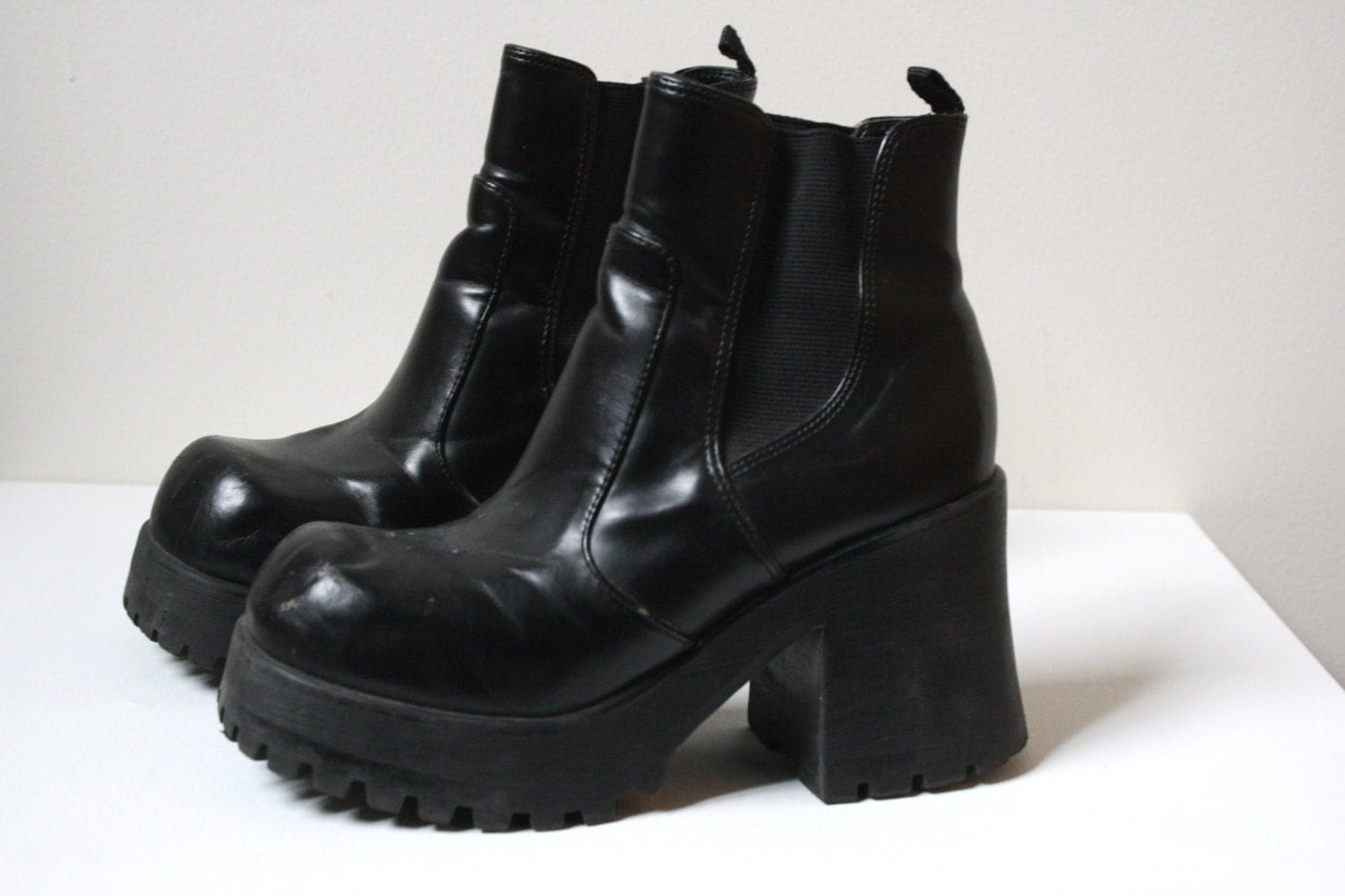 platform boots vegan