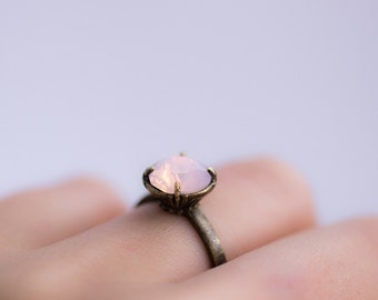 Medium Gumball Pink Opal Ring main image 1