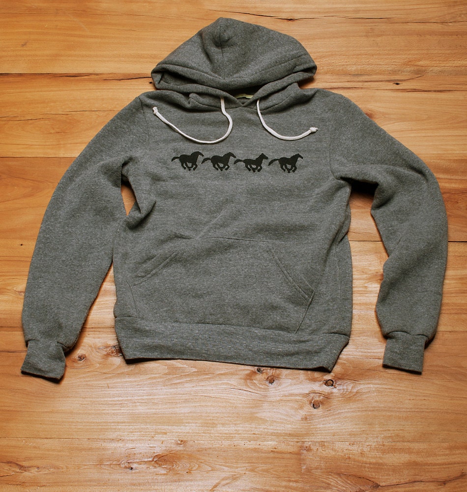 Horse Hoodie Gym Hoodie Yoga Hoodie Equestrian Gift