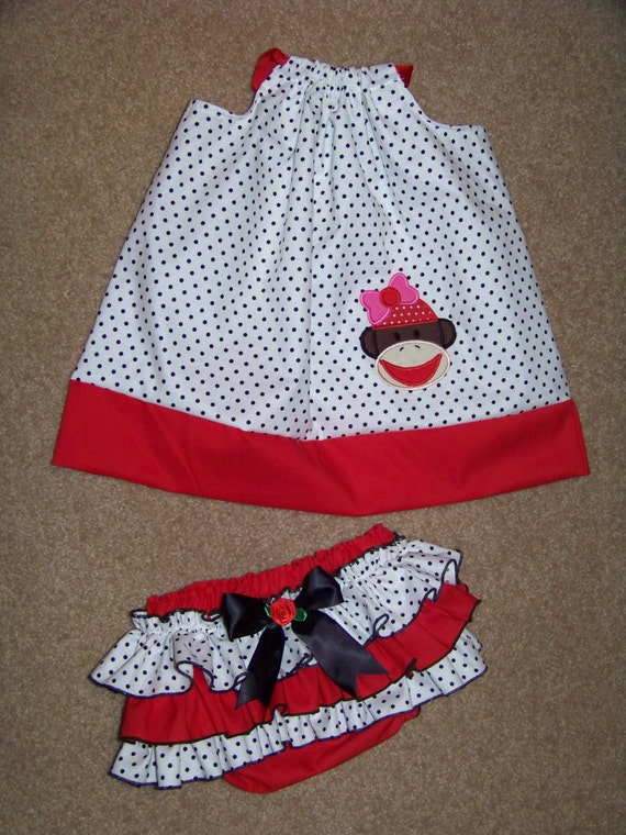 sock monkey clothes items similar to 2 pcs sock monkey pillowcase dress sock monkey clothes items similar to 2 pcs sock monkey pillowcase dress