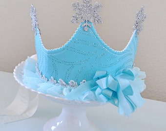 Queen Elsa inspired Snow Princess Crown, Birthday Crown, special occasion, dress up, photo prop