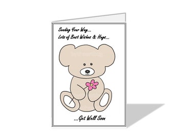 Popular items for teddy card on Etsy