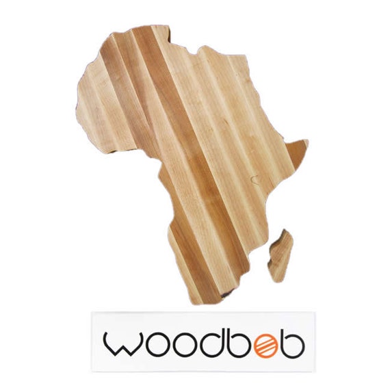 Items similar to Africa personalized Cutting Board Wood Cutting Board