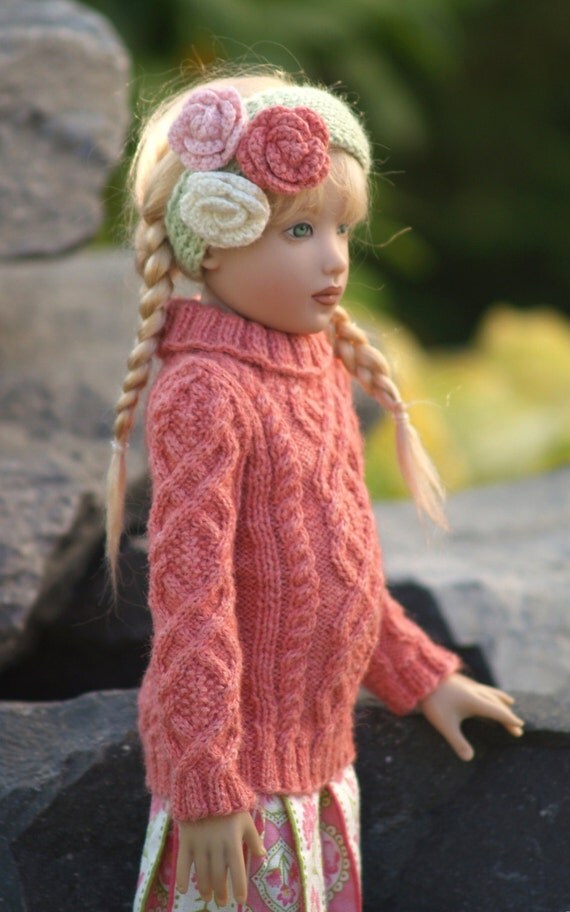 Enchanting ExtrasPDF Knitting Pattern for 12-14 inch dolls