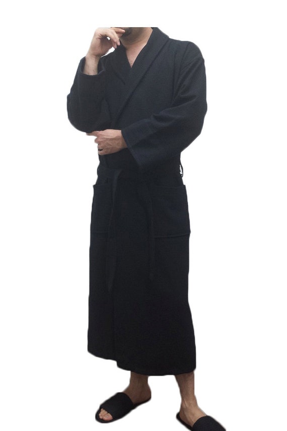 Personalized Robe Mens Embroidered Robe Bathrobes for Men