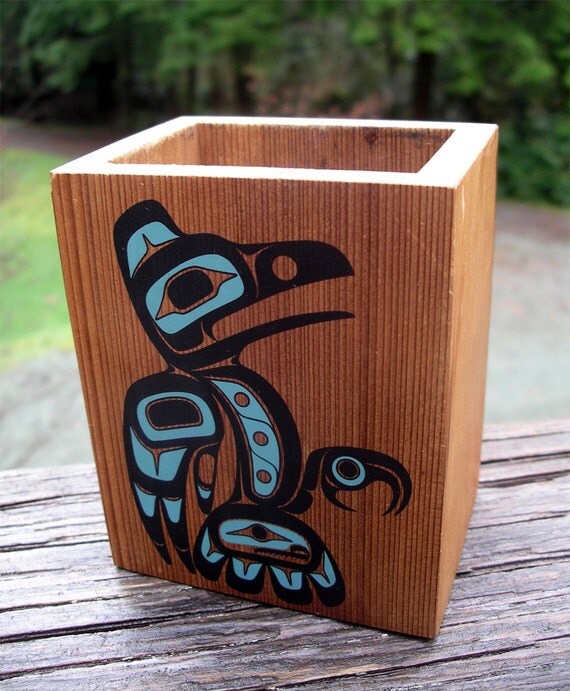 Native American Box Upper Skagit Tribe by TheOddOldTriednTrue