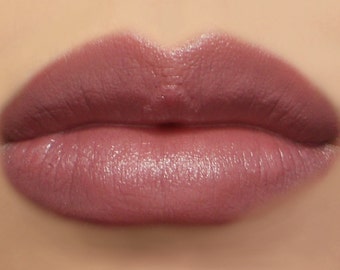 Vegan Lipstick - "Soulful" (earthy mauve lipstick, brownish purple) lip tint, balm, lip colour mineral lipstick
