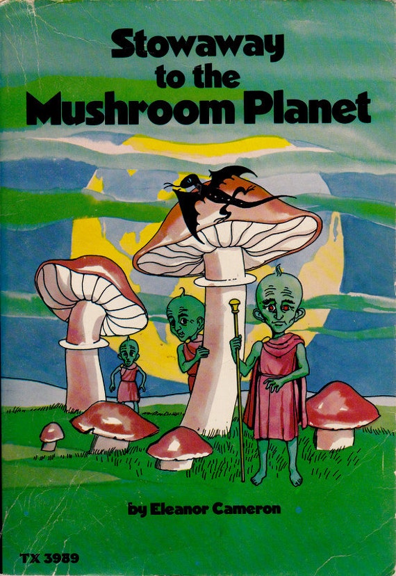 vintage kids sci fi series book Stowaway to the Mushroom