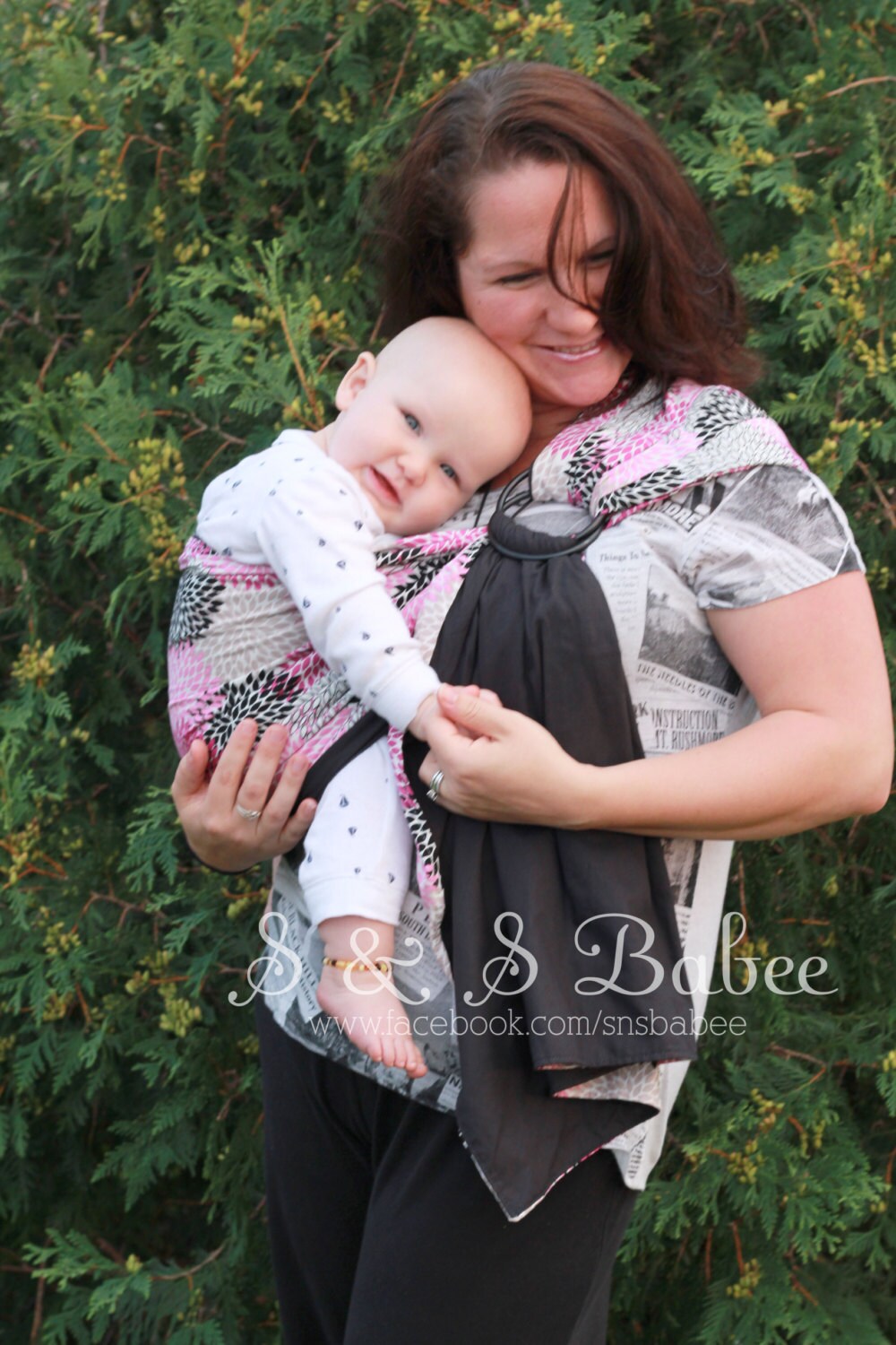 Made To Order Ring Sling Baby Carrier Newborn to 35 lbs