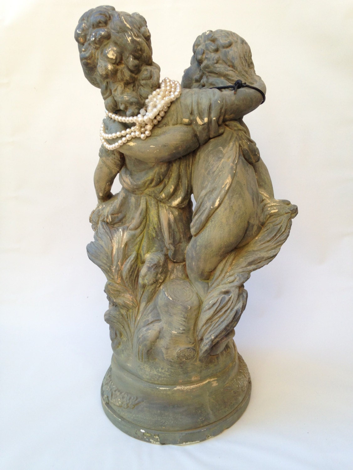 Large Vintage Statue Marwal Lovers Grand by DecadesEmporium