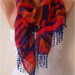 Chiffon Scarf with Lace Edge - Gift