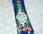 Christmas Tie 100% Silk Vintage Men's Necktie TABASCO Sauce Necktie For Your "hot" Santa Christmas Tie 100% Silk Vintage Men's Necktie TABASCO Sauce Necktie For Your "hot" Santa