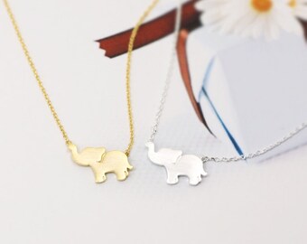 Elephant Necklace, Elephant Jewelry