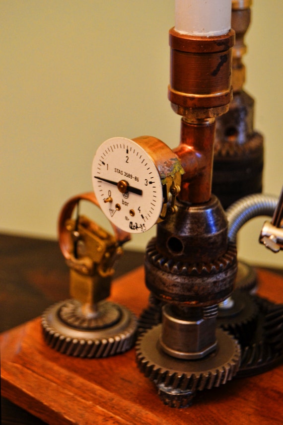 Steampunk Candle Holder 