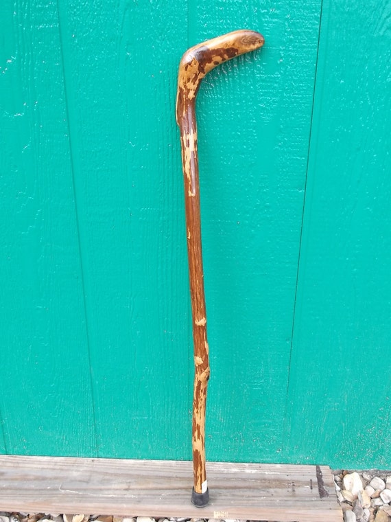 Items similar to Walking Stick Cane, hard wood, root handle, One of a