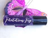 Flirtatious Fig Perfume Oil - Exotic Fresh Figs, Lemon Zest - Roll-On Personal Fragrance - Natural Base, Alcohol-Free
