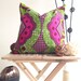 20" African Print Pillow Cover, Scatter Pillow, Couch Pillow, Pink Pillow Cover, Bedroom Pillow, Accent Pillow Cover, Home Decor, Cotton
