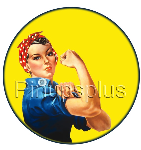 Wwii Icon Rosie The Riveter Pinup Girl Waterslide Decal For 8475