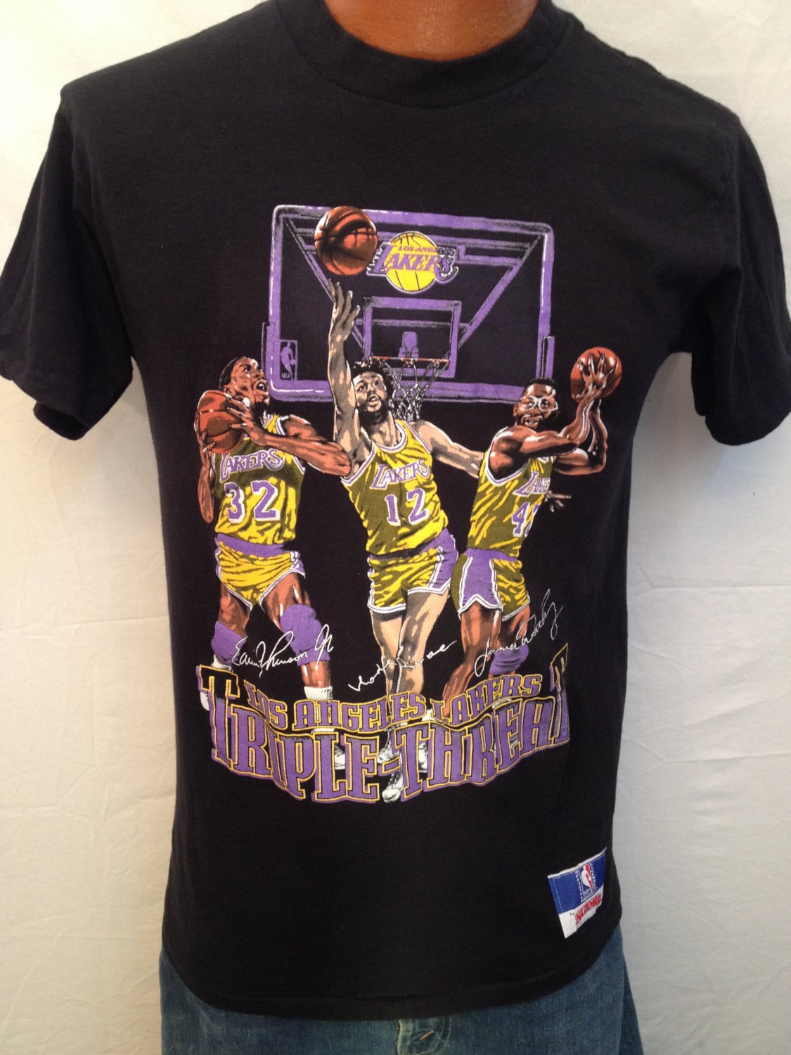 Lakers T Shirt Vintage 100