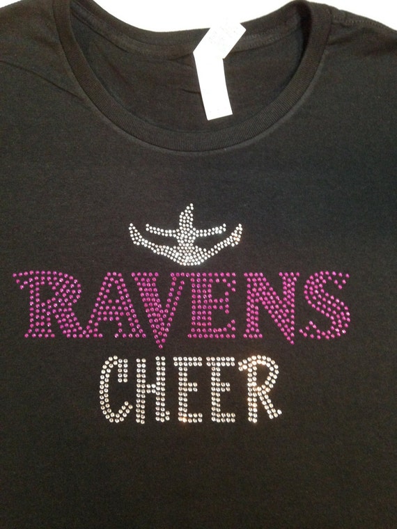 Cheer Custom Team Name Cheerleading Rhinestone TShirt / Long