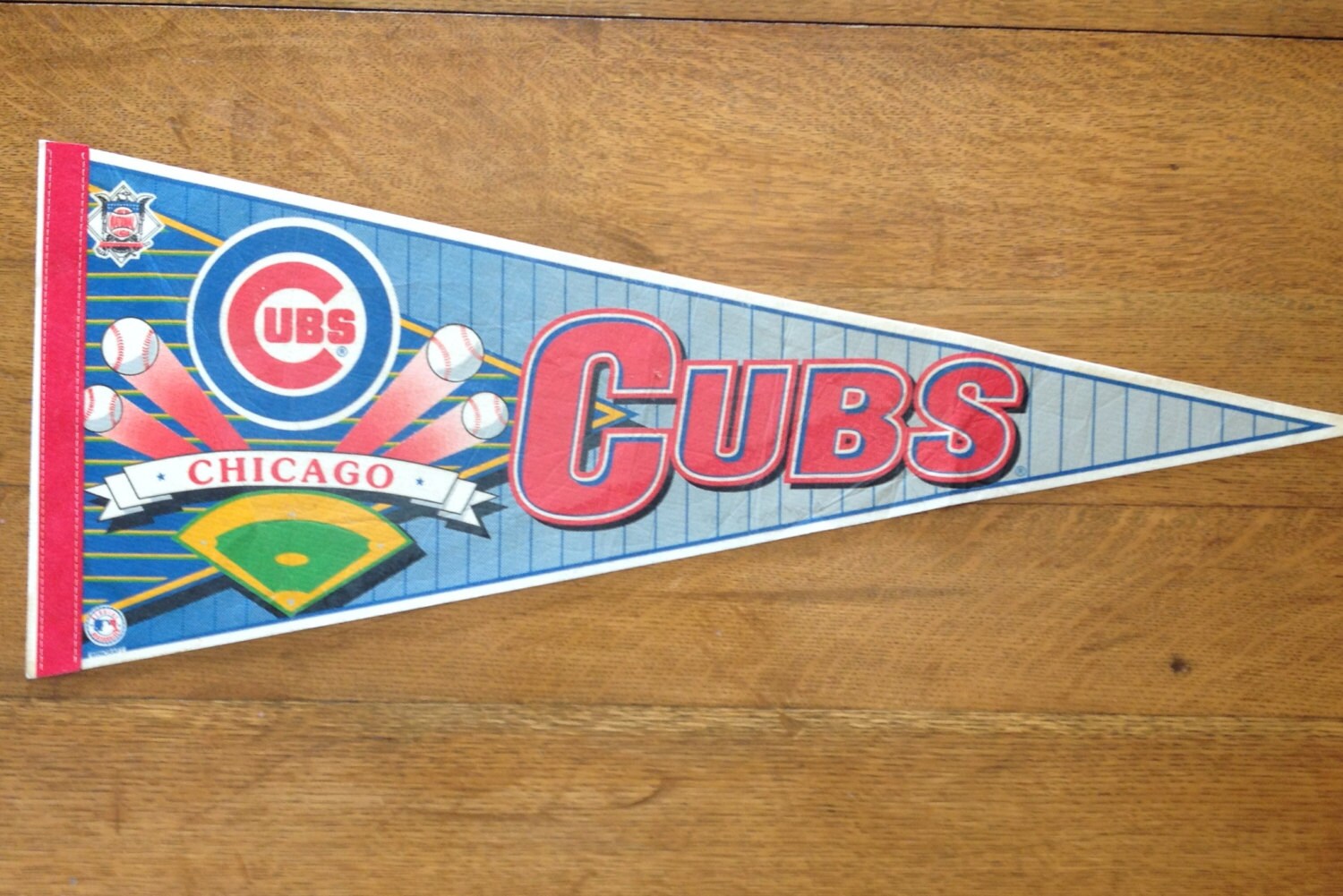 Chicago Cubs Pennant National League Baseball by AStringorTwo