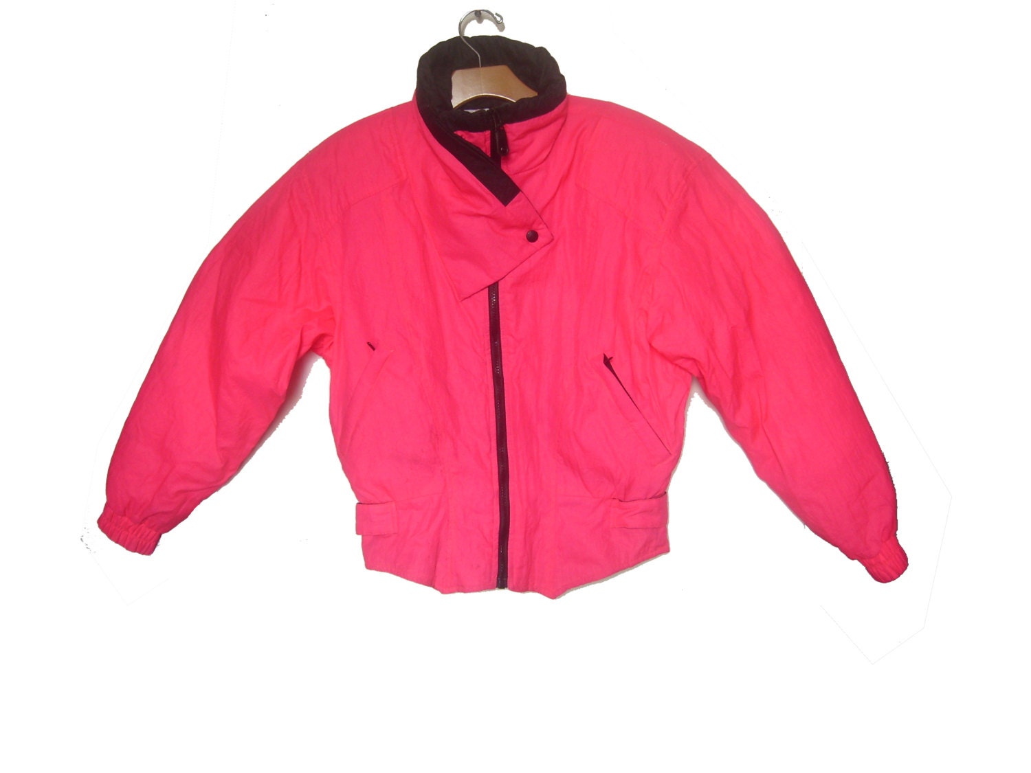 Vintage Ski Jacket Neon Pink Obermeyer Women's Medium