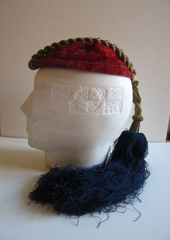 antique Greek traditional Amalia's hat