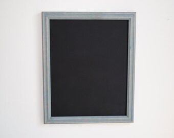 Large Chalkboard - 18x22 - Blank chalkboard in distressed wood frame