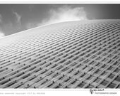 architectural black and white photography 'Symmetry' monochromatic, wall art skyscraper, modern fine art, wall art, print