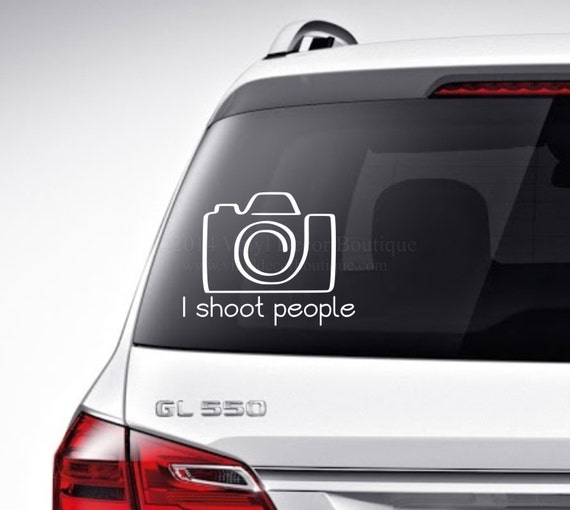 Camera Car Decal Vinyl Lettering Bumper Sticker Laptop Decal