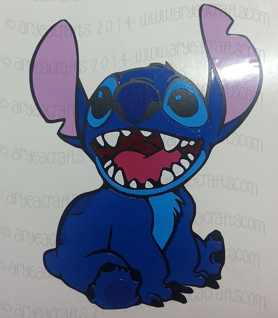 COLORED layered Stitch Vinyl Decal from Lilo & Stitch