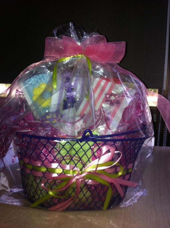 Items similar to Gift Basket filled with hair accessories on Etsy