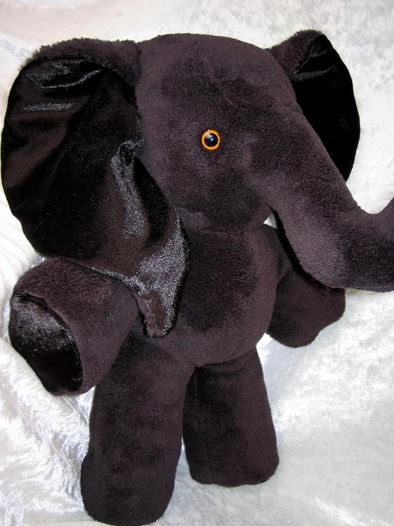 black stuffed toy