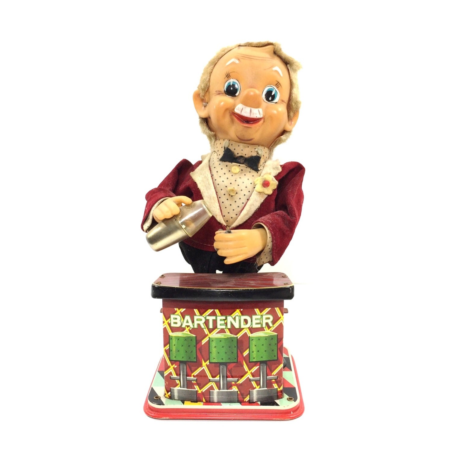 bartender monkey toy