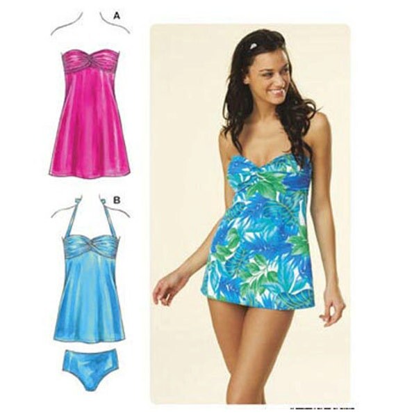 Sewing Pattern Womens Pattern Swim Dress Pattern Two