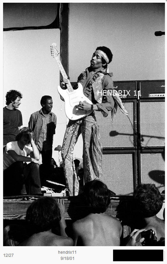 Jimi Hendrix 1969 Santa Clara San Jose Rock By Conciergephoto 