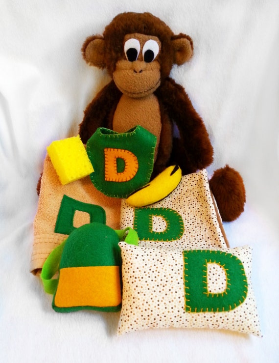 personalized stuffed monkey