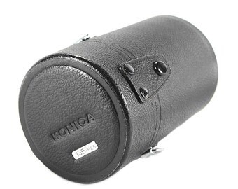 Konica AR Original estuche para lentes de Hexanon 135mm f/2.5