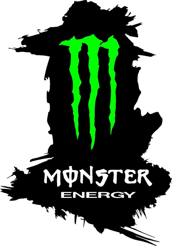 Items similar to Monster Car Graphic Decal Vinyl for Hood of Car or ...