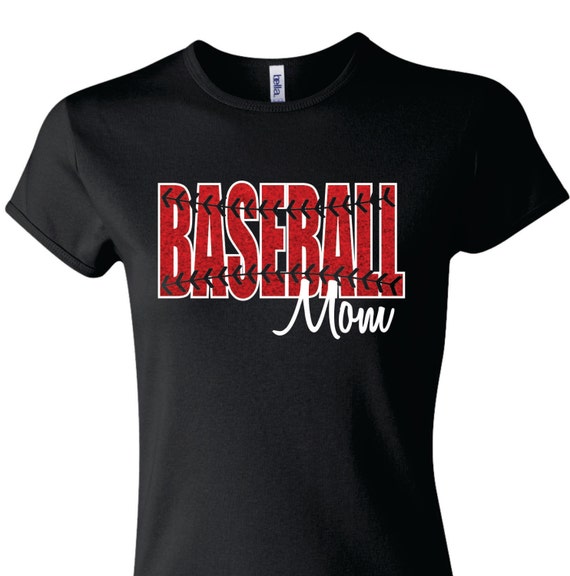 Baseball Mom Shirt Baseball mom T-Shirt Glitter by TShirtNerds