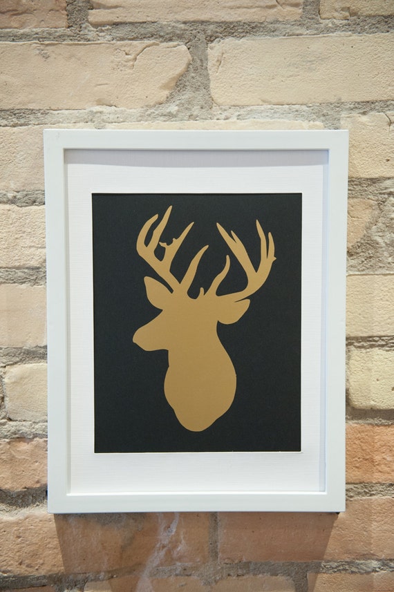 Deer Silhouette Wall Printgallery wall art by FancyItPretty