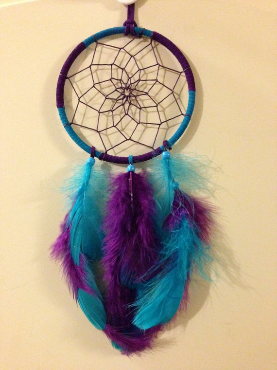 dream catcher blue pink and purple clipart