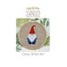 Gnome Cross Stitch Kit, DIY Embroidery Kit, DIYer Gift