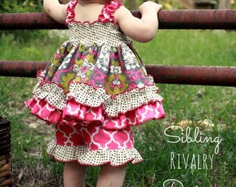 HALF OFF SALE Baby Layne's Ruffle Shorts pdf Pattern Sizes Newborn to 18/24m