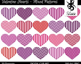 Items Similar To 50% Off Valentine Clipart - Heart Digital Clipart 