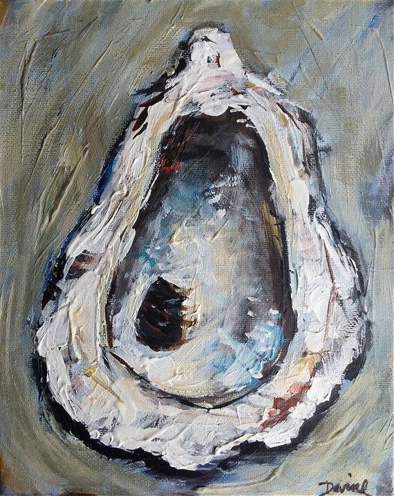 Oyster Painting on Canvas