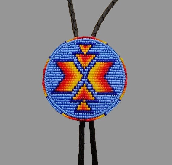 Men Beaded Bolo Tie Men Beaded Bolo Tie